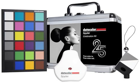 Datacolor Spyder Celebration Kit - Includes Spyder, Spyder Cube, & Spyder Checkr 24, Complete Photo Colour Management from Capture Through Display, Photography Colour Tool Kit