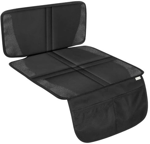 TLDNZXY Protector de asiento infantil para coche ISOFIX, antideslizante, protección universal para asientos de coche, mejor protección para sus asientos de coche (negro)