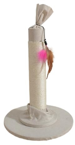 Rascador para gatos | Rascador para gatos cubierto de tela | Poste rascador para gatos adultos | Materiales resistentes y duraderos para soportar arañazos y escalada pesados