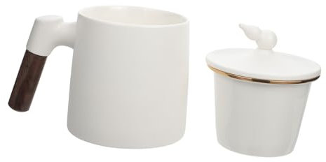 HOLIDYOYO Tazza in in Infusore Incorporato Da Tè Per Uso Per Al Latte e Tè Sfuso