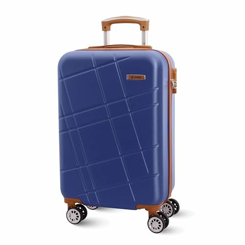 EL CABALLO – Handgepäck Koffer 55x40x20 cm | Leichter Kabinentrolley Hartschale mit 4 Rollen | Bordgepäck geeignet für Flugzeug Ryanair & mehr