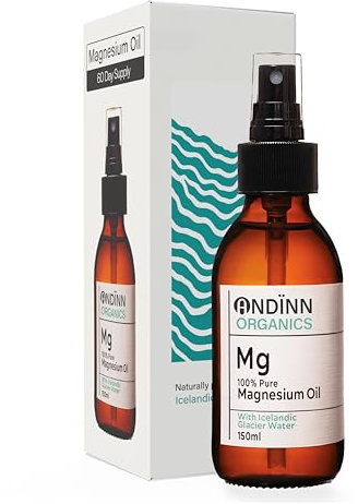 Magnesium Oil Spray | High Strength | Elemental Magnesium | Joints, Muscles & Sleep | Joints, Muscles & Sleep | 31% | Naturally pH Balanced with Icelandic Glacier Water | 75 Day Supply | Made in UK