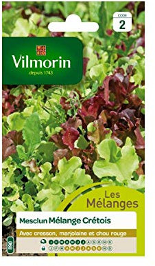 Vilmorin - Sachet graines Mesclun Mélange Crétois