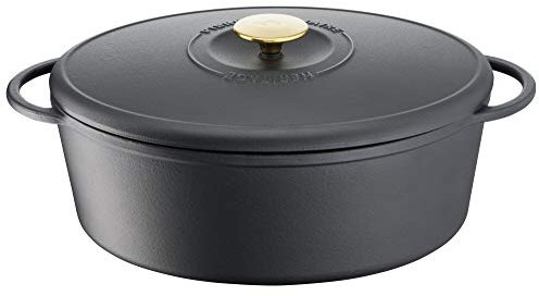 TEFAL PIERRE GAGNAIRE HERITAGE Cocotte fonte d'acier ovale 34x26 cm / 7,2L Induction E2230604
