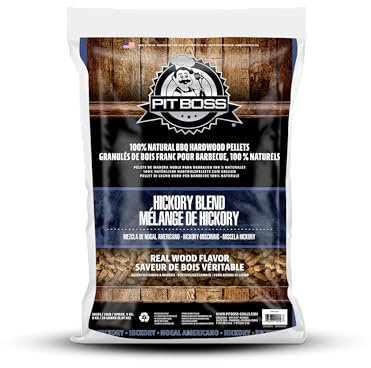 Pit Boss Grill Fuel All Natural Wood Pellets 9kg - Hickory Blend
