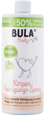 BULA® Body Nachfüll-Flasche (1 x 750 ml) für Körper-Reinigungs-Spray | zur natürlichen und nachhaltigen Reinigung sowie Pflege von Gesicht, Händen und Körper