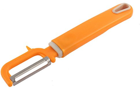 Ruilogod Straight Handle Fruit Vegetable Swivel Peeler Cutter Orange (id: 139 5df fbb 957 224