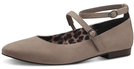 Tamaris Ballerina Damen Vegan Elegant beige,EU 40
