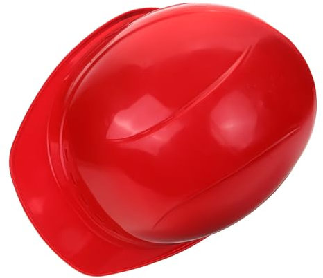 HOMOCONO Verdickter Schutzhelm Sicherheitshelm Bauhelm Mit Belüftung rutschfest Rot Baustellenschutz Kappen Für Arbeitsschutz