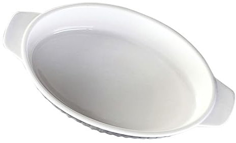 Cabilock Plato Para Hornear Fuente Asas Laterales Utensilios De Cerámica De Hotel