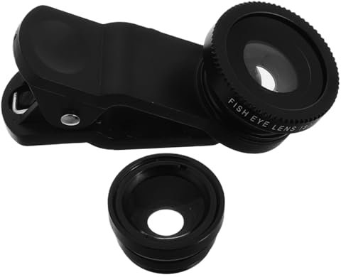 DIYEAH Fischaugen Linse Für Handy Objektiv Für Smartphone Aufsteckbares Weitwinkelobjektiv Makroobjektiv Fisheye-objektiv Für Handykameras Tragbares Handyobjektiv Handy-objektiv-kit