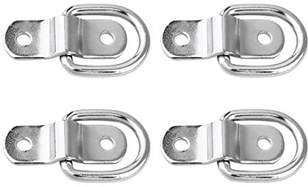 ERINGOGO 4piezas Anclajes Para Cajas De Camionetas Anillos d Ganchos Para Remolques Accesorios De Amarre