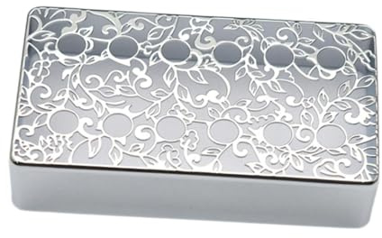Oshhni Pickup Cover Humbucker Pickup Abdeckung Ersatzteil Metall Gitarren Pickup Gehäuse Zubehör für E Gitarristen Heimstudio Musikliebhaber, Silber