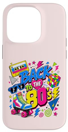 Back to 80s Nostalgia Roller Skate Boombox Cassette années 80 Coque pour iPhone 14 Pro
