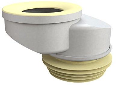 Bonomini 8429LX10B0 Manicotto WC, Bianco/Giallo
