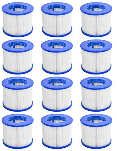 CosySpa Filtros de Repuesto para Jacuzzis y Spas | Cartuchos Limpiar el Agua | 2 Diseños y en Packs de 1, 6 o 12 - Compatible con Cosy SPA, Wave SPA, Clever SPA y Más (Rosca, 6)
