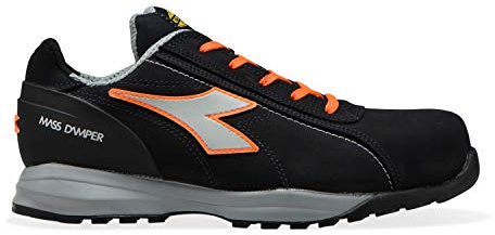 Utility Diadora | Glove MDS Low S3S FO HRO SR - S3S FO HRO SR- Scarpe Antinfortunistiche Uomo - Colore Dark Navy/Orange Fluo - Taglia 42