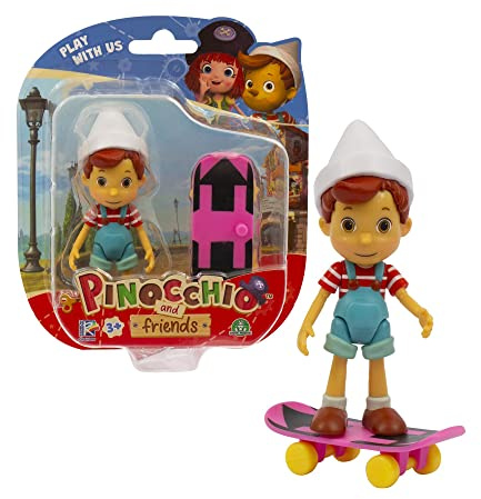 Pinocchio and Friends Pinocchio Minifigur - Einzelpack - Pinocchio und Skateboard