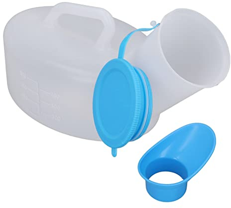 Urinal Bottle Portable Pee Bottle Large Capacity Leakproof Travel Urine Collection Containers for Camping Bedridden Patient Women Men 800ml Female