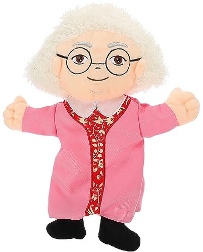 TOYANDONA Geschichtenerzählen Handpuppen Familie Handpuppe Spielzeug Oma Puppe Rollenspiel Puppen Für Kinder Geschichtenerzählen Fantasievolles Rollenspiel Unterrichten Vorschule