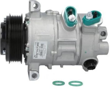 THERMOTEC KTT090149 Compresseur de clim 5SE12C PAG 46 R134a Compatible avec JEEP COMPASS MK49, DODGE Caliber 3/5 portes