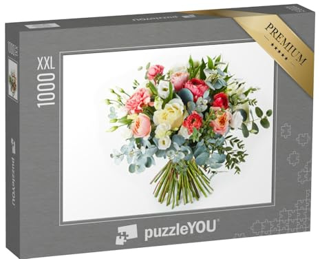 Puzzle 1000 pièces XXL « Bouquet de Fleurs fraîches pour Le Mariage »