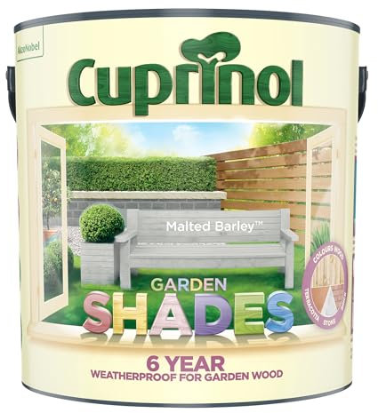 Cuprinol Garden Shades Wood Paint - Malted Barley - 2.5L