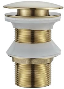 Pop Up Waschbeckenstöpsel Badezimmer-Becken, Waschbecken, Pop-Up-Abfluss, Abfallstopfen, Becken, Waschbecken, Badewanne, Wasserhahn, Stecker, Küchen-Hardware-Zubehör Badewannenstöpsel(Color:Brush gold
