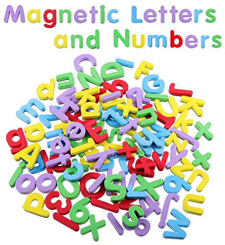 Eva Magnetbuchstaben und Zahlen für Kinder,108 Stück Magnetische Buchstaben und Zahlen Magnetbuchstaben Zahlen Alphabet Magnettafel Kühlschrank Magnete für Früherziehung Kleinkinder Lernen Mathe