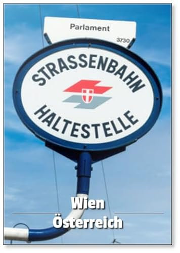 WIEN, Österreich, Straßenbahn, Kühlschrankmagnet