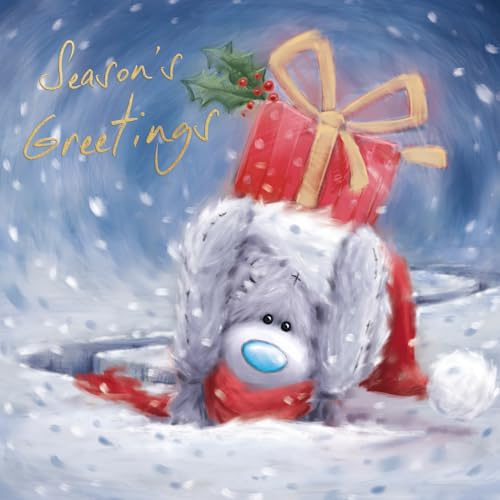 Me To You Tatty Teddy söt julkort 15 x 15 cm – mjukt ritad samling