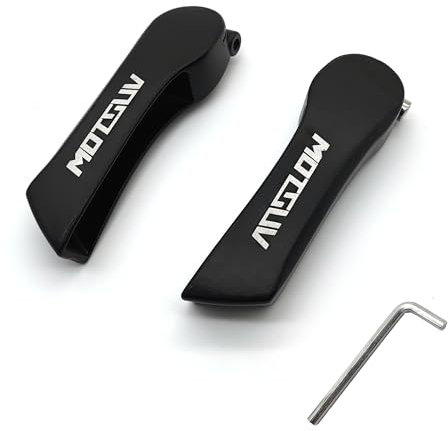 LIANCHEN 1 Paar Lenkerhörnchen Fahrrad 22.2 mm Fahrradlenker Griffen Lenkerend-Sicherheitsgriffe Aus Aluminiumlegierung Schwarz Fahrrad Lenkerenden für Mountainbike, Rennrad (Schwarz)