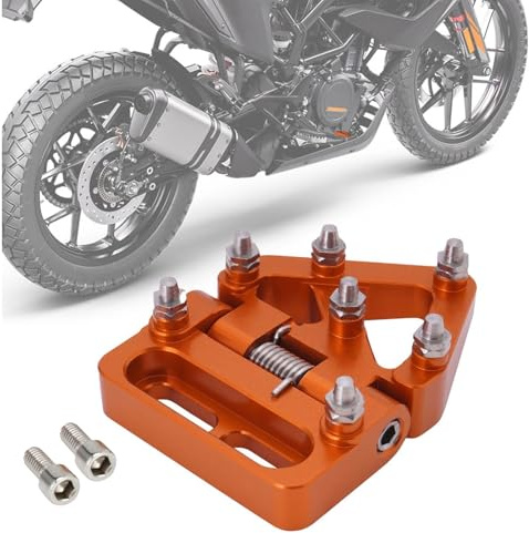 Motorcycle Folding Brake Pedal Tip Motorcycle brake lever CNC for KTM 390 690 790 890 950 990 1050 1090 1190 1290 Adv 125-690 EXC XC SX Orange