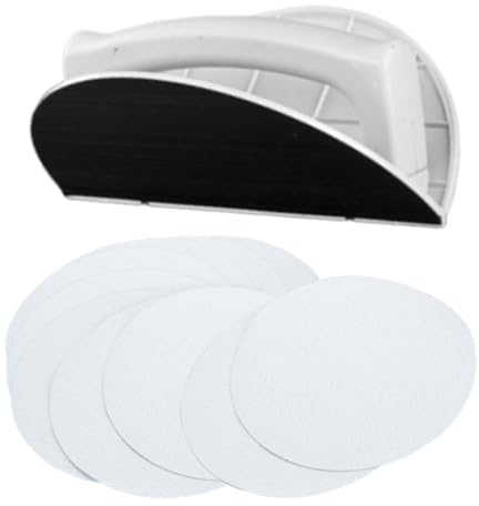 yakermur Ponceuse de détail – Ponceuse de détail autocollante | Gadget portable portable avec poignée antidérapante pour peinture, métal, artisanat, meubles de maison, mur