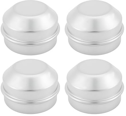 VGOL 4 Tapas Antipolvo para Cubo de Rueda de Remolque de 47 Mm Compatible con Avonride Bujes con Tambor Serie ACEF
