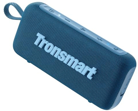 Tronsmart Trip 2 Altavoz Bluetooth portátil para Exteriores, Llamadas Manos Libres a través del micrófono Incorporado, Resistencia al Agua IPX7, Ecualizador Personalizable (Azul)