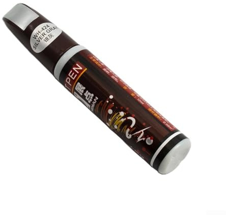 Bolígrafo removedor de arañazos para coche, impermeable, herramienta de reparación de pintura automotriz, kit de retoque para la superficie de la carrocería del vehículo, cobertura de 12 ml (gris