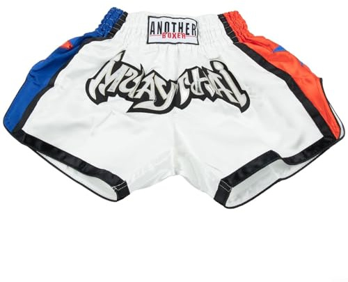 Zilimontt Anotherboxer Homme Femme Muay Thai Boxe Short MMA Kickboxing Entraînement Polyester Respirant avec Taille élastique
