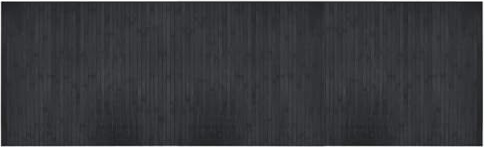Rantry Teppich Rechteckig Grau 60x200 cm Bambus Teppich schmücken Model376718