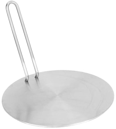 LIFKOME Adaptateur Plaque de Guidage Thermique à Induction en Acier Inoxydable 20 Poignée Amovible Disque Diffuseur de Chaleur Cuisine Compatible Plaques Induction Accessoire la