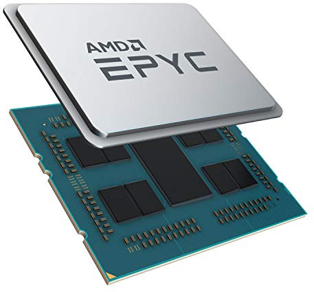 AMD EPYC™ 7252, S SP3, 7nm, Infinity/Zen 2, 8 Core, 16 thread, 3,1 GHz, 3,2 GHz Turbo, 64 MB, 120 W, CPU, OEM
