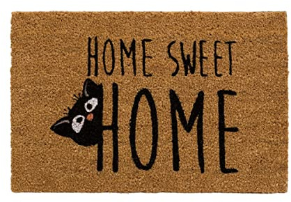 LOLAhome Felpudo de Gato de Fibra de Coco Natural de 40x60 cm (Home)
