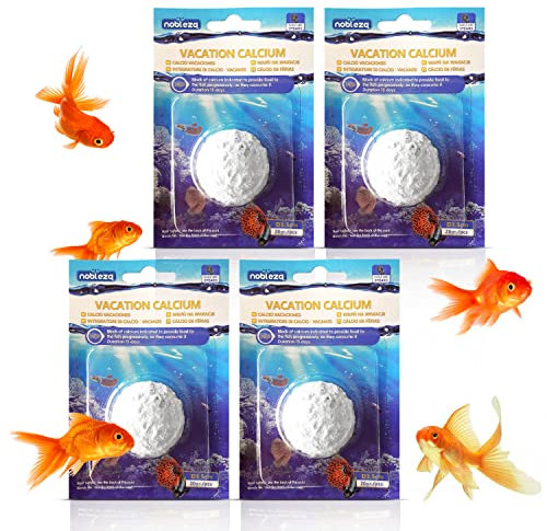 Nobleza 15 Tage Ferien-Alleinfutter für Aquarienfische(4 Pack), Wochenende Fischfutterstation, Gut versorgte Ferienfischfutter