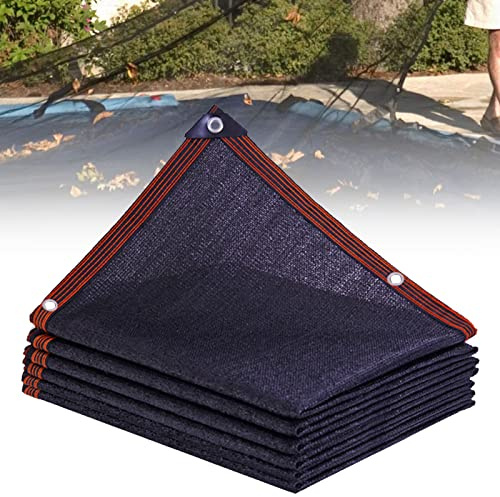 Aocay Couverture de Filet de Feuille pour Piscine Hors Sol et sous la Terre, Mailles Fines Couverture Hiver Piscine Peut Facilement Nettoyer Les Feuilles et Les Débris, Gardez la Piscine Propre