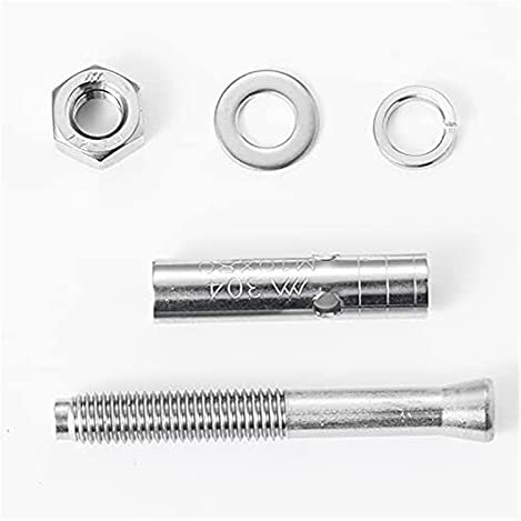 Dehnschraube, Edelstahl Dehnbolzen, Schrauben, Schrauben, DIY Schrauben Anker Stecker, M6 M8 M10 M12 Dehnschraube 304 Edelstahl M6 M8 X 50 60 65 70 75 80 90 100 110 120 150mm Hülsenanker Stellschraube