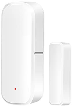 para Tuya Smart Door Sensor WiFi/ZIGBEE Imán de puerta con soporte de voz, notificación de alarma instantánea, Bluetooth + WiFi modo de conexión dual, 4 piezas