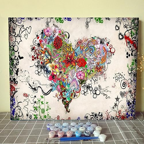 Tucocoo Malen nach Zahlen für Erwachsene, Graffiti-Katze, Ölgemälde, Malset für Erwachsene, Banksy-Street-Katze, Leinwand mit Acrylfarben, für Teenager, Mädchen, Zimmerkunst, 40,6 x 50,8 cm