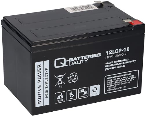 Akku kompatibel 12LCP-12 12V - 13Ah für Golf Caddy E Trolley AGM Blei QB
