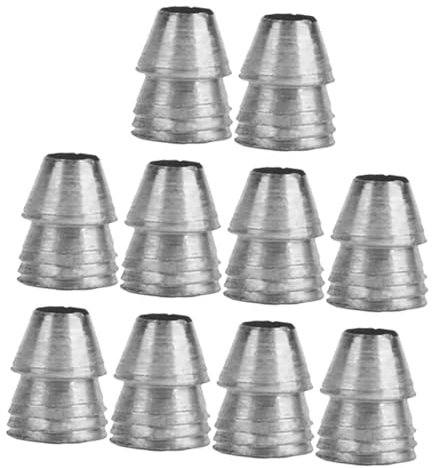 TOYANDONA 10 Piezas cuña para Martillo Cuñas para Madera Cuñas construcción Herramienta instalación porciones Manejar Cuña divisoria con Mango de Martillo cuña metálica Planchar Silver