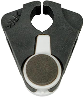 Alriedy Stockhalter – Premium Gehstockhalter für Tische & Rollstühle Krückenständ| Universell für Krücken, Gehhilfen & Stöcke (bis 25 mm Durchmesser) Robuster ABS-Halter mit Moosgummiklemme (Schwarz)